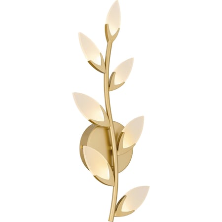 Quoizel Flores Wall Led Light Soft Gold PCFLR8708SGD